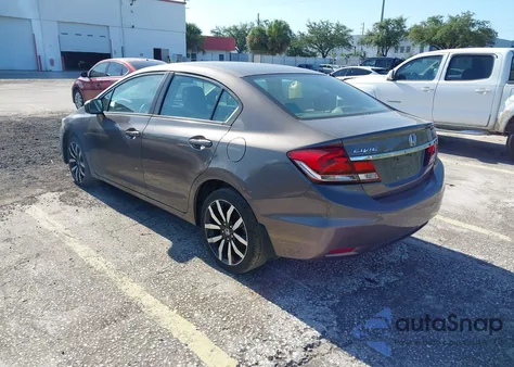 2015 Honda Civic Ex-L из США, поврежденный, VIN 2HGFB2F98FH519731